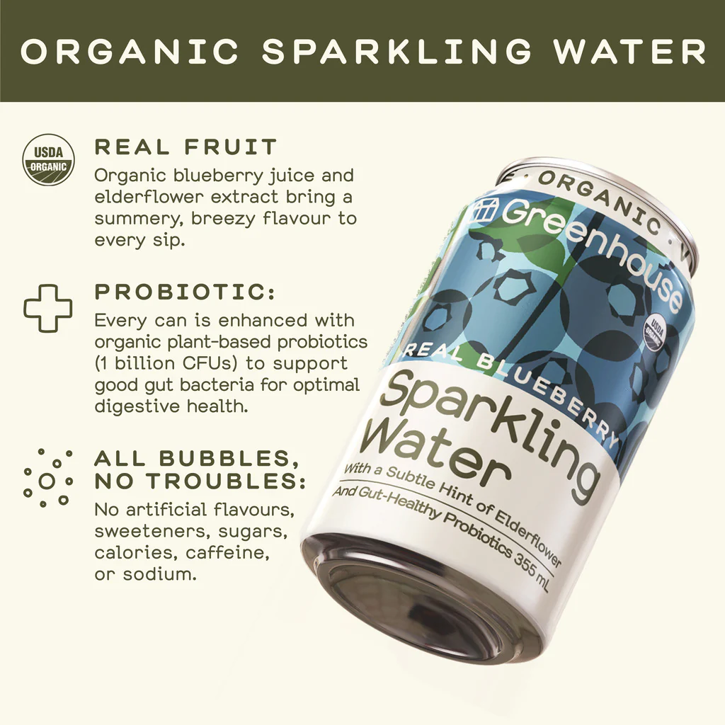 Real Blueberry Sparkling Water - Image 4