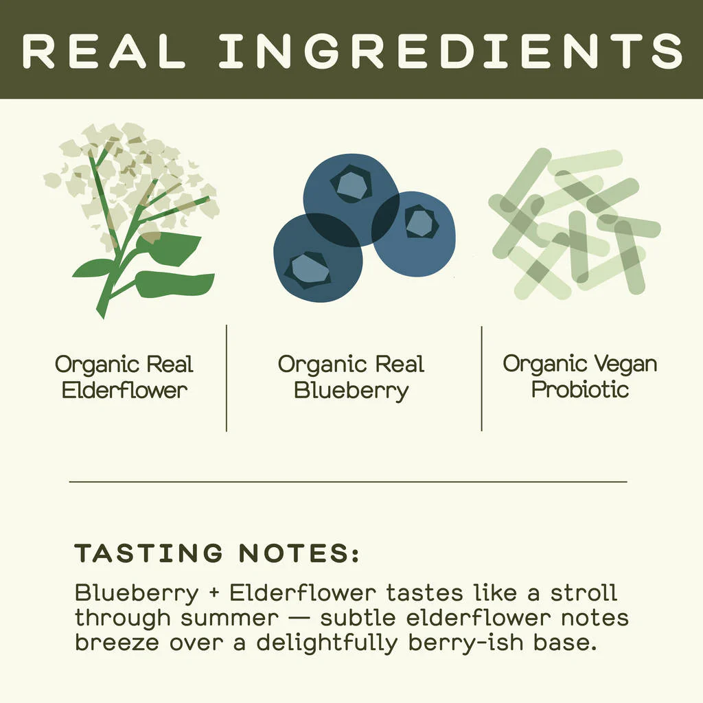 Real Blueberry Sparkling Water - Image 5