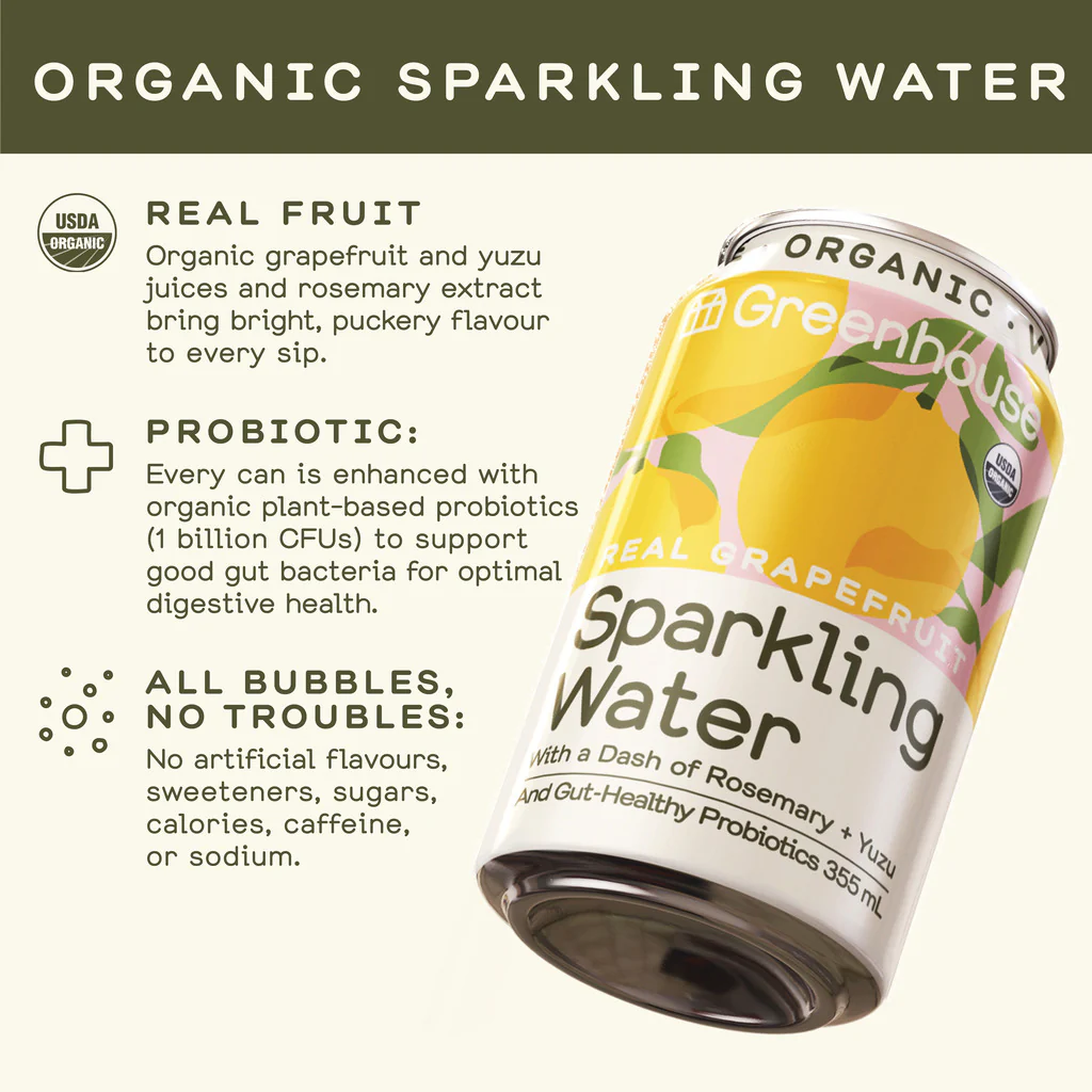 Real Grapefruit Sparkling Water - Image 4